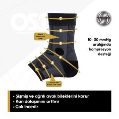 AF7 Ayak Bilek Desteği-Siyah ( SAĞ )