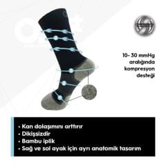 WP4 Sağlık ve Diyabet Çorap-Siyah