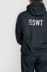 FULL ZIP HOODIE BLACK